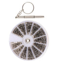 Eyeglass Repair Kit, 600Pcs Sunglasses Watch Tiny Screws Assortment Stainless