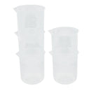 5 Pcs 500ml Plastic Clear Measuring Measurement Cup Lab Kitchen