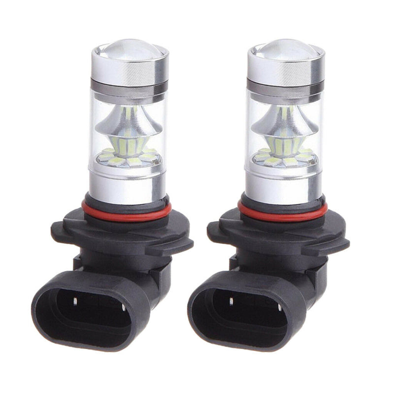 2pcs Ice Blue H10 9145 100W Auto Car Head Light Lamp LED Bulb Quick Response