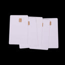 5X ISO PVC IC With SLE4442 Chip Blank Smart Card Contact IC Card Safety White FT