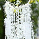DIY Dream Catcher Feathers Light String Wall Hanging Ornament Home Decor