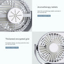 360 Degree Summer Rotating Double-Head Usb Cooling Personal Fan 3 Adjustabl