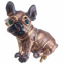 Cute Pug Dog Brooches Green Eyes Animal Corsage Pins Kids Girls Shirt Coat