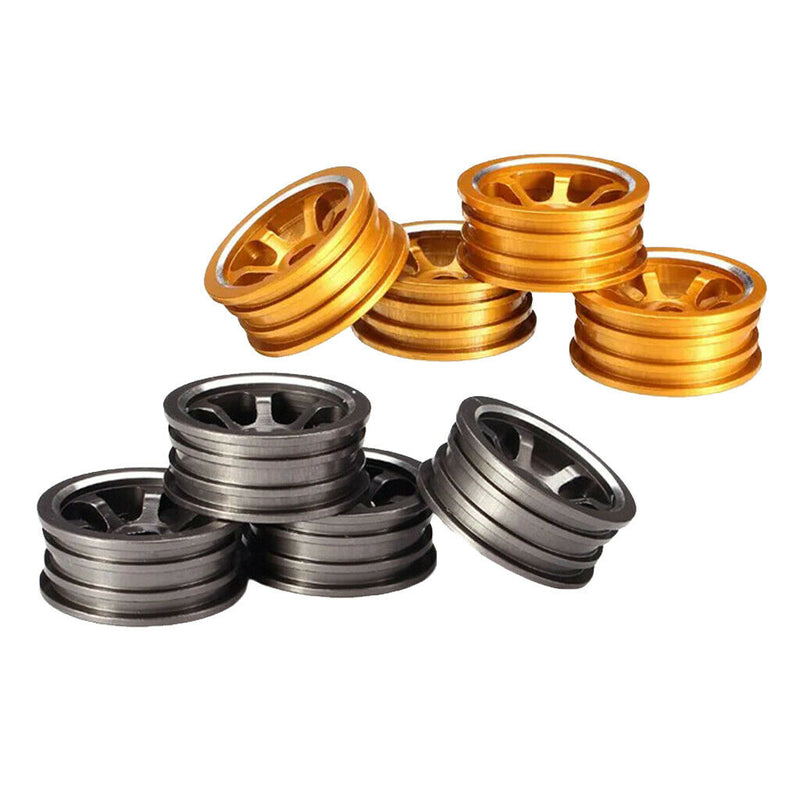 8 Pieces 1/28 Wheel Rim for WLTOYS K969 P929 Crawler Car Upgrade Parts