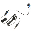 1x Mono Earphone with Mic 4ft Earbud Headset Headphone for Sony PS4 Controller