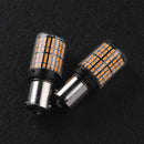 1 Pair DC 12V 10W 1156 SMD3014 144 LED Canbus Car Auto Turn Signal Light Bulbs