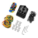 Soft Tattoo Grommets Nipples O-rings Ink Cups Caps 9 Holes Tattoo Pen Stand