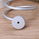 Hair Dryer Rack Aluminum Wall Mounted Bathroom Flat Spiral Stand Holder Hanger