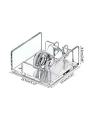 1Pcs Square Clear Acrylic Napkin Holder Paper Serviette Dispenser Newest Useful