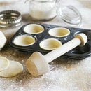 Wooden Egg Tart Tamper Double Side Pastry Egg Tart Pusher Mold Baking ToolsB Cy