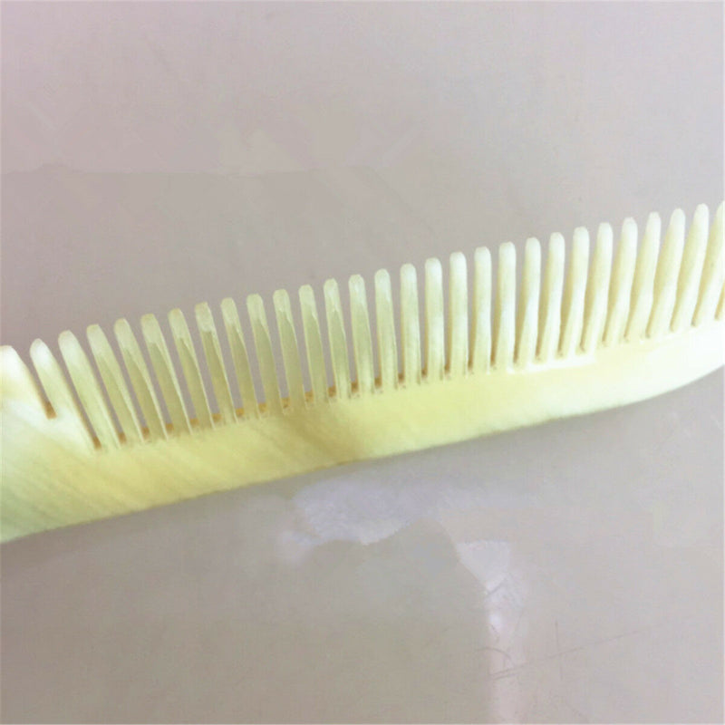 Hand Carved Comb Anti-static Ox horn Beard and Moustache Folding Design Travel