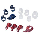 Guitar Accessories Kit Including 18 Pieces Thumb and Finger Picks (3 Types)