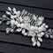 Crystal Pearls Women Hair Jewelry Wedding Hair Comb Bridal Headpieces B Gw