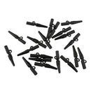 20pcs Safety Lead Clips With Pins Tail Rubber Tubing Carp