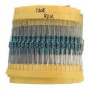 240 Pack 24 Values Resistors Metal Film 1/4W Kit / Assortment / Mix