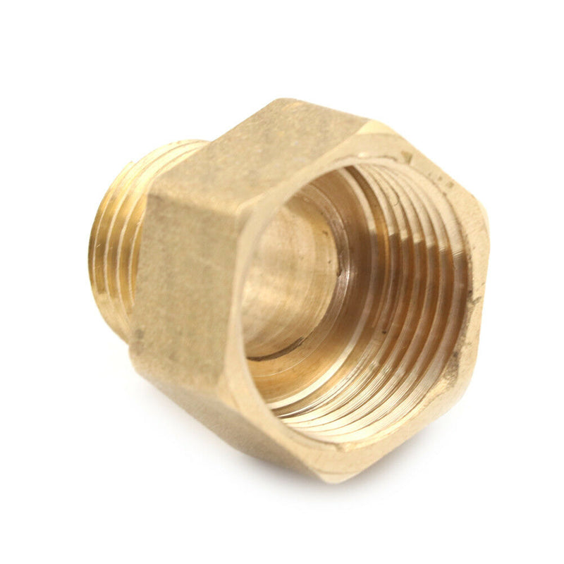 Metal Brass Metric BSP G 3/4" Female to NPT 1/2" Male Pipe Fitting Adapter  Gw