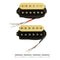 High Output Alnico V Guitar Pickup Double Coil Humbucker Pickups Neck and B