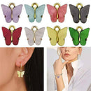 10Pcs/Set Mixed Color Acrylic Butterfly Pendant Charms for DIY Handmade Jewelry