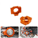 Aluminum Alloy - For  - Pair Chain Guide and Swingarm Slider Kit, Orange~