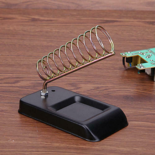 Solid Metal Base Soldering Iron Bracket Stand Holder Support Station Frame