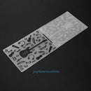 1pc Flowers Plastic Embossing Folder Template For Scrapbook Photo Album