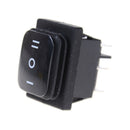 12V Black Waterproof 6Pin DPDT Self Locking Rectangle Rocker Switch 3C