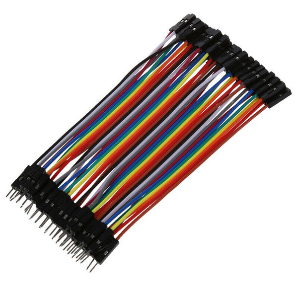 40 x 10 male - female jumper plug / socket jumpers jumper wires C4D9