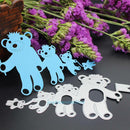 4 Bear Metal Cutting Dies Stencils DIY Scrapbooking Embossing Album Paper Craft