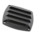2Pcs Multi Purpose Plastic Louvered Vents Marine 3-1/4'' Tube Air Vent Black