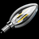 Dimmable E12 2W COB Edison Candle Flame Filament LED Light Bulb Lamp 10*3.5 D1Z5