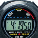 1 Pcs Waterproof Digital LCD Stopwatch Strap Timer Counter Sports Alarm Watch