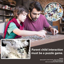 1000pcs DIY Paper Jigsaw Puzzle White Feather Decoration Room Picture Gifts