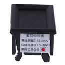 LED 5 Digit DC 0-4.3000-33.000V Digital Voltmeter Voltage Meter Car Pan S hNTSâ„–[