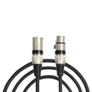 3 Pin XLR Microphone Cable Male to Female Audio Extension Cord