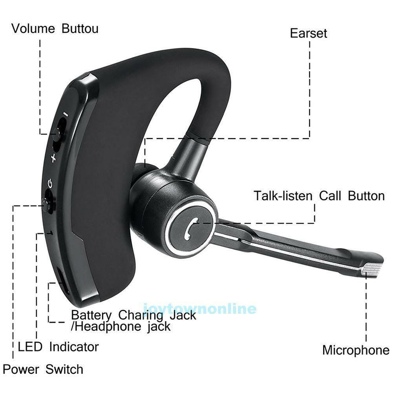 Wireless Bluetooth V4.0 Headset Stereo Earphone Headphone with Mic for Phone PC