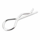 100pcs Universal 1/10th Scale Bend Body Clips Pins Metal For 1/10 HSP car G5N4
