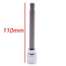 7-Piece 3/8 inch Extra Long Torx Star Bit Socket Set 110Mm Star Drill Socke