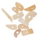 11pcs Wooden Handled Scraping Tool For Clay/Pottery/Ceramic DIY Crafts