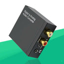 Digital to Analog DAC SPDIF to RCA Toslink to 3.5mm Adapter Box for DVD PS4