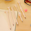 5PCS Novelty Bone Ballpoint Ball Pen Blue Ballpoint Gift Student Stationery C1X8