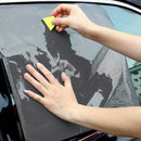 2Pcs Car Rear Window Side Sun Shade Cover Block Static Cling Visor Shield