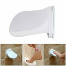 Shower Foot Rest Foot Pedal White Bathroom Shaving Grip Aid Stool Leg Mat L1R5