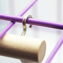 4 pcs Bird Swing Parrot Cage Toys Swing Hanging Play w/Mirror Landing Perch