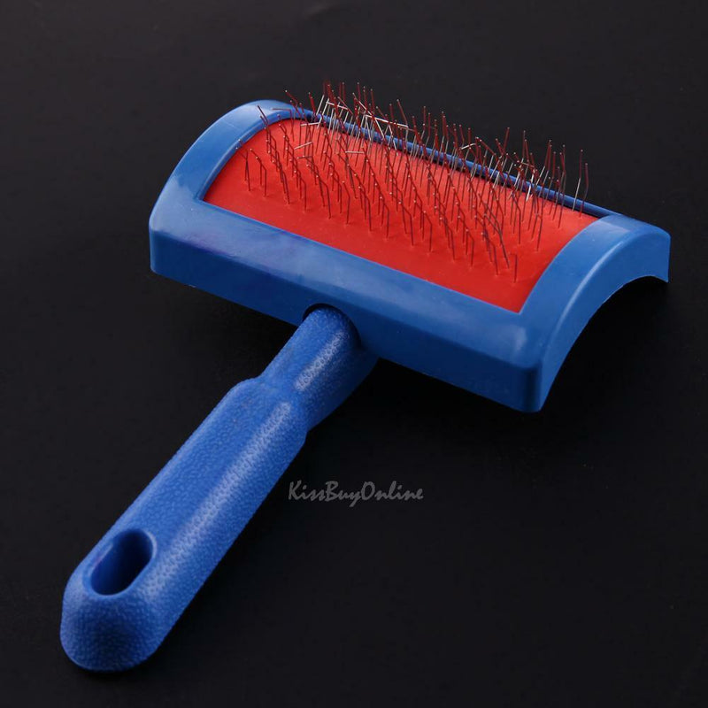 Hair Shedding Grooming Trimmer Comb Steel Needle Brush Slicker For Pet Dog Cat