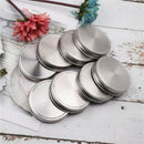 8 Pcs Stainless Steel Jar Lids 86Mm Sealed Leak Proof Cover With Silicone S O7Y9