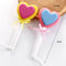 Cute Heart Shape Clean Scrubber Hard Skin Callus Remover Scrub Pumice Grind T2O1