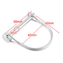 5x50mm 316 Stainless Steel Round Arch Locking