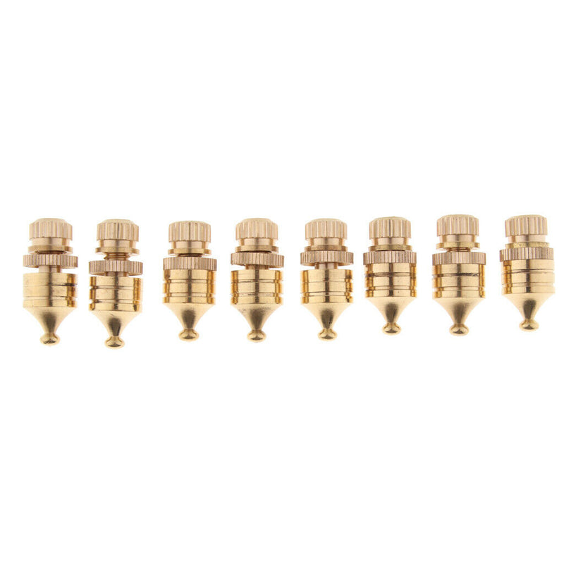 8Piece Copper Speaker Isolation Spikes Floor Protectors Isolation Stand Foot for
