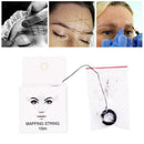 10m Pre-Inked Eyebrow Mapping String Eyebrow Tattoo Eyebrow Box Marking D7B8