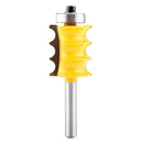 1-3/8-Inch Cutting Length, Triple Bead Router Bit, 1/4-Inch Shank